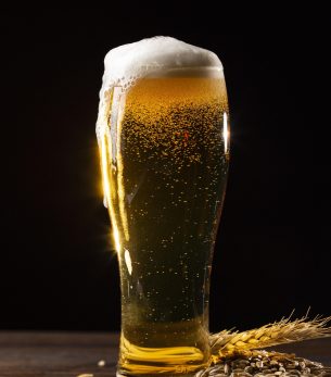 surtido de deliciosas cervezas americanas